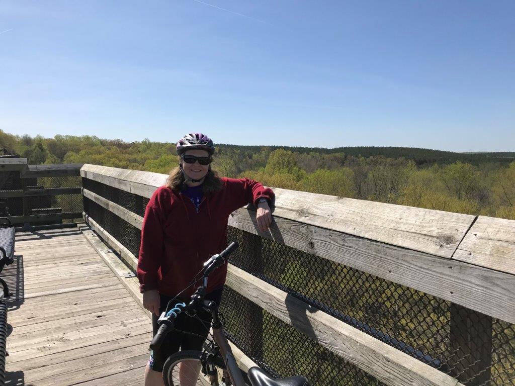 Your Author on the High Bridge Trail